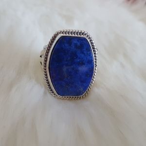 Beautiful Lapis Native Ring 9